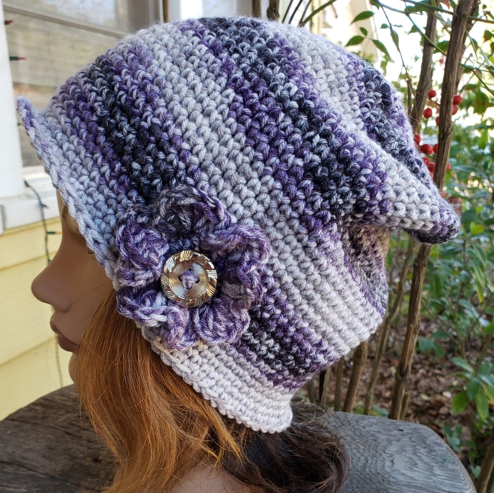 Handmade slouchy beanie